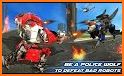 Wolf Robot Transform Helicopter Police Games related image