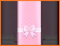 Glossy Shine Pink Bow Diamond Keyboard Theme related image