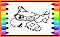 Coloring Book 12: Airplanes related image