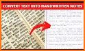 Handwriter - Text to Assignments, Essays, Letters related image