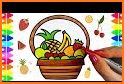 Fruits Coloring Game & Drawing Book - Kids Game related image