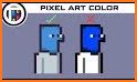 coloring Pixel: color by numbers, pixel art related image