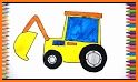 Kids Coloring Book - for Truck tractor related image