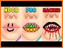 Lip Art 3D | ASMR Satisfying Lips Makeover Game related image