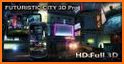 Futuristic City 3D Pro lwp related image