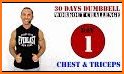 Chest workout at home. Challenge 30 days. related image