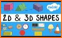 Assessing 2D and 3D shapes related image
