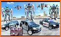 Police Robot Car Transform War related image