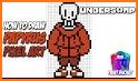 Papyrus Undertale Pixel Art Color By Number related image