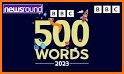 500 words related image