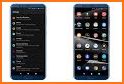 Black style launcher theme &wallpaper related image