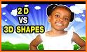 2D and 3D shapes with Q&A related image