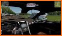 Driving simulator drive in car related image