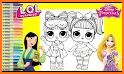 Lol surprise dolls coloring princesses related image