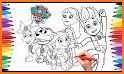Coloring Paw Patrol Dog related image
