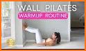 Wall Pilates workout at home related image