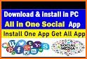 All social media, social networks, All in one apps related image