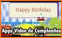 Feliz cumpleaños video con fotos y música related image