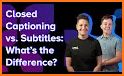 Subtitles: Video Captions related image