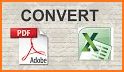 Convert PDF to Excel related image