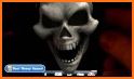 3D Golden Flaming Skull Live Wallpaper related image