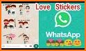 Romantic Love Stickers For WhatsApp WAStickerApps related image