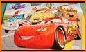 Lightning puzzle with McQueen related image