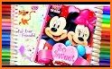Kids Mickey Coloring Book Mouse related image