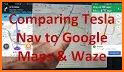 Navigation waze maps and gps guide related image