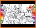 SuperHero Color By Number: SuperHero Coloring Book related image