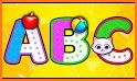 Learn to write English Alphabet by tracing ABC related image