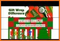 Spot the Gift Wrap Difference - Christmas Holiday related image