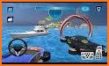 Water Surfing Floating Car Racing Game 2019 related image