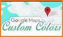 Blue Maps - a different google map related image