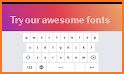 Cool Fonts Emojis Keyboard -  Fun Fonts Keyboard related image