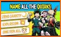 My Hero Academia quiz related image