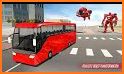 US Car Robot Bus Transform : Helicopter Robot Game related image