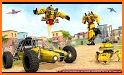 Flying Ghost Robot Car Game: Transform robot Games related image