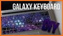 Colorful Glass Galaxy Keyboard related image