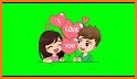 Romantic Animated Images, love sticker & emoji Gif related image