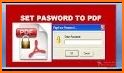 Password protect a PDF related image