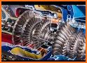 Car Engine & Jet Turbine - Internal Combustion related image