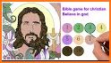 Bible Color by Number - Bible Coloring Book related image