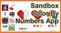 Halloween Sandbox Number Coloring- Color By Number related image
