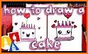 Coloring Birthday Cake related image