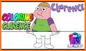 Coloring Clarence Coloring book for kids related image