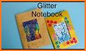 Glitter Notepad Notes related image