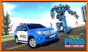 Police Prado Car Robot Transform Games: Car Games related image