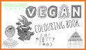 Vegetable and Vegan Coloring Book related image