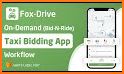 Ridehour taxi app related image